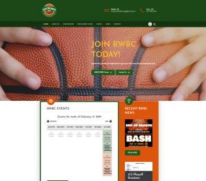 Rockland Basketball Club - NonProfit Web Design with WooCommerce